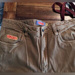 EMPYRE Brown/jean Pants with Logo Patch